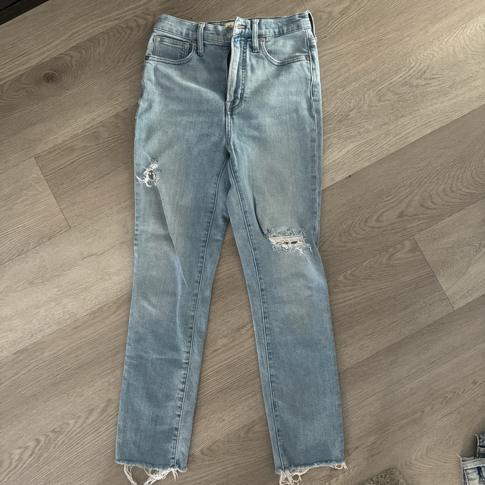 Madewell Light Blue Straight Leg Jeans
